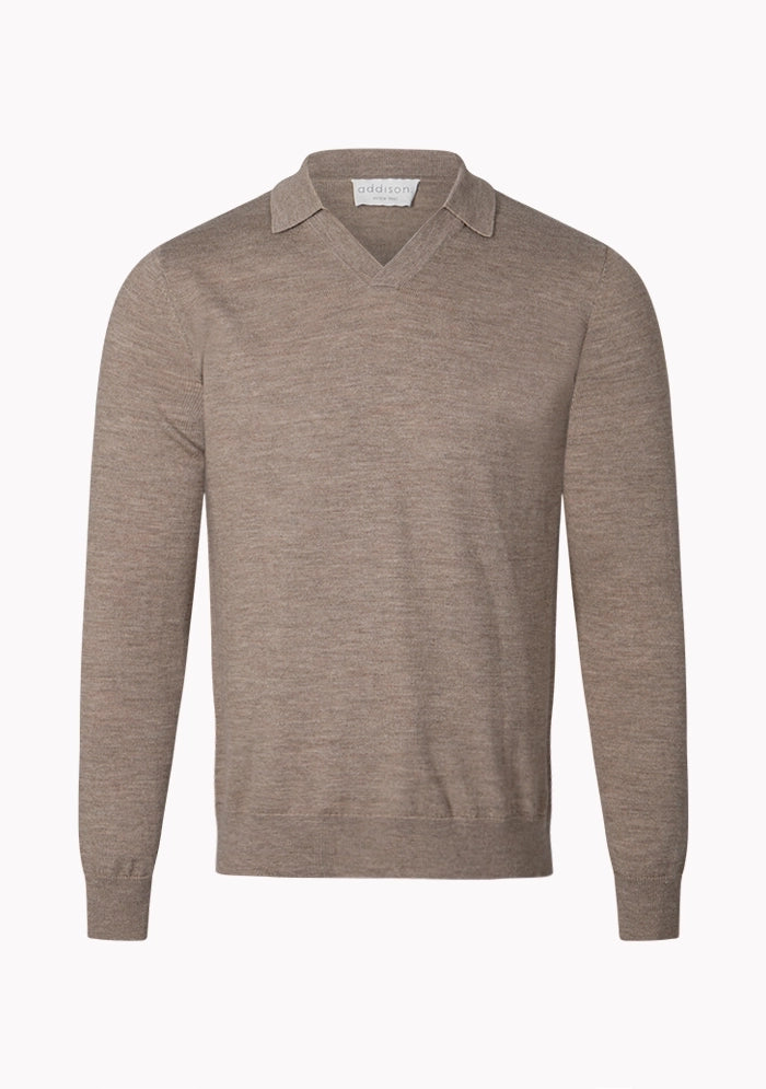 Biella Wool Polo Sweater