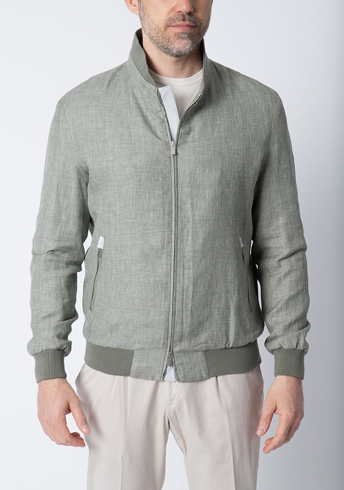 Bomber Linen Wool & Silk