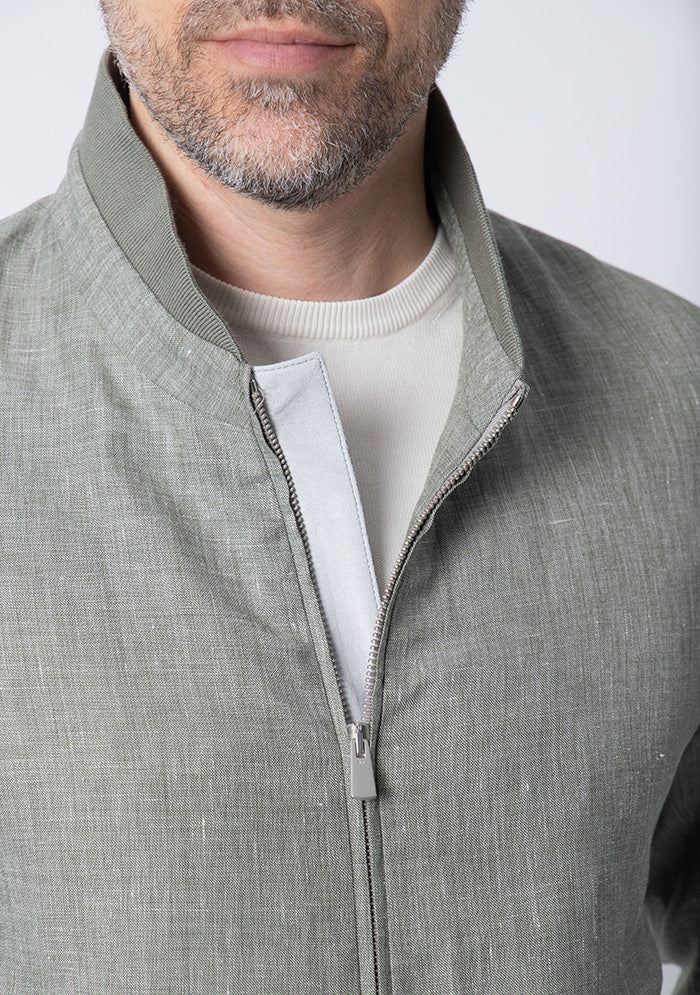 Bomber Linen Wool & Silk