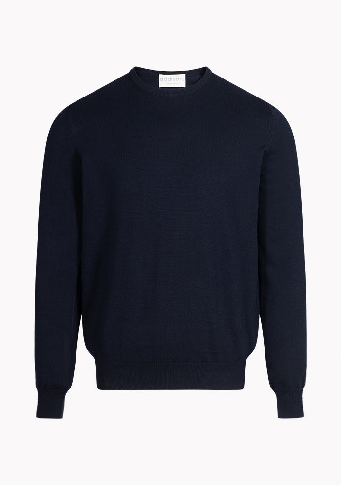 Italian Ice Cotton Crewneck Sweater