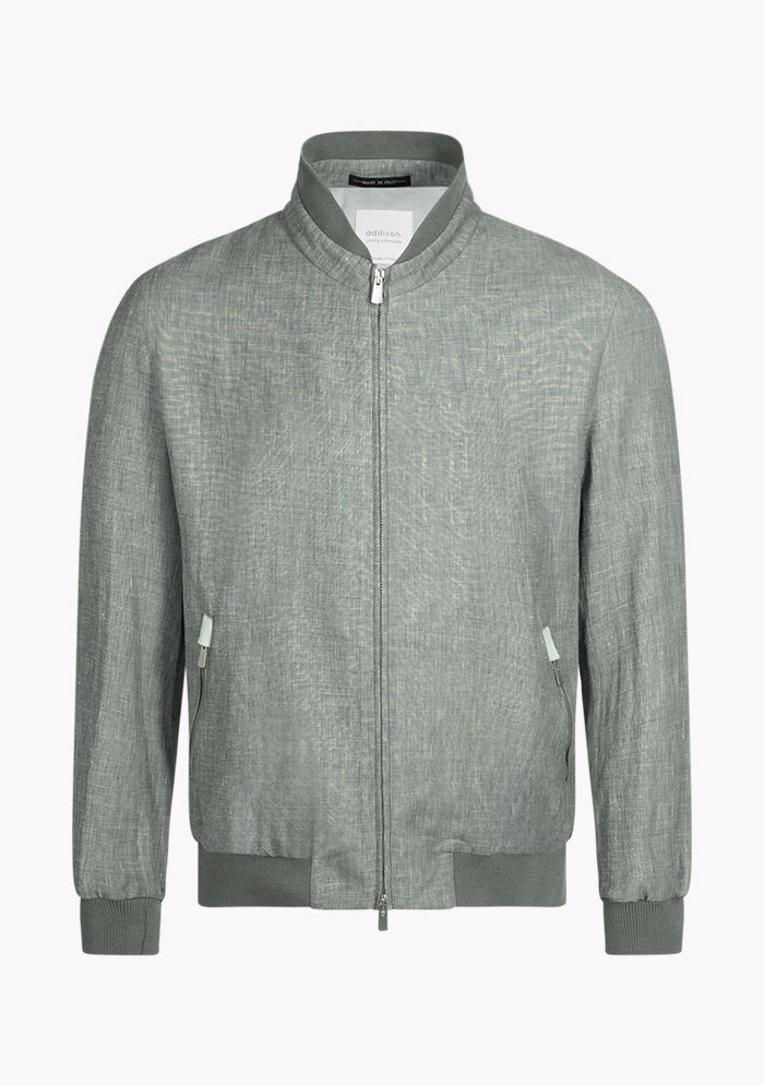 Bomber Linen Wool & Silk