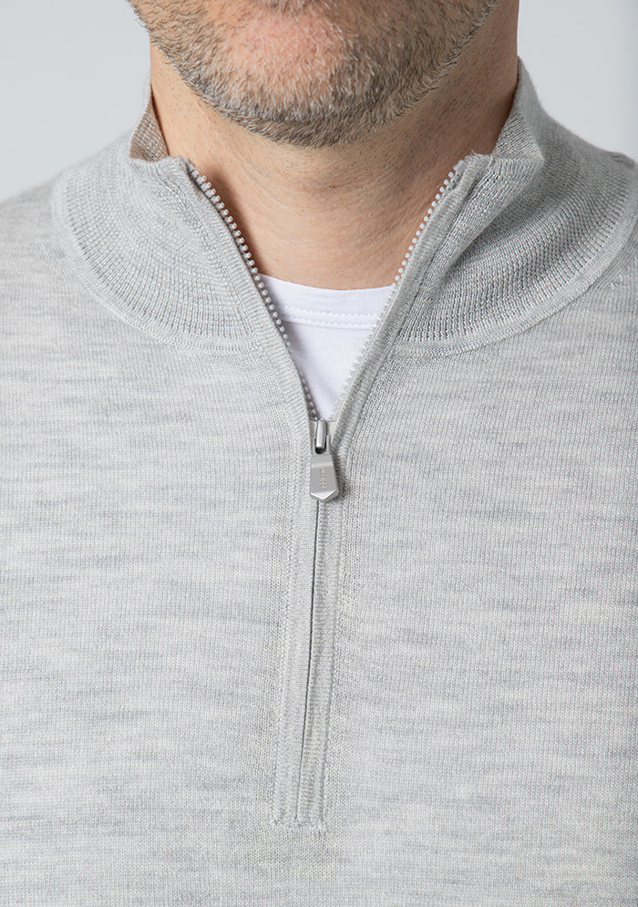 Silk & Cashmere Half Zip