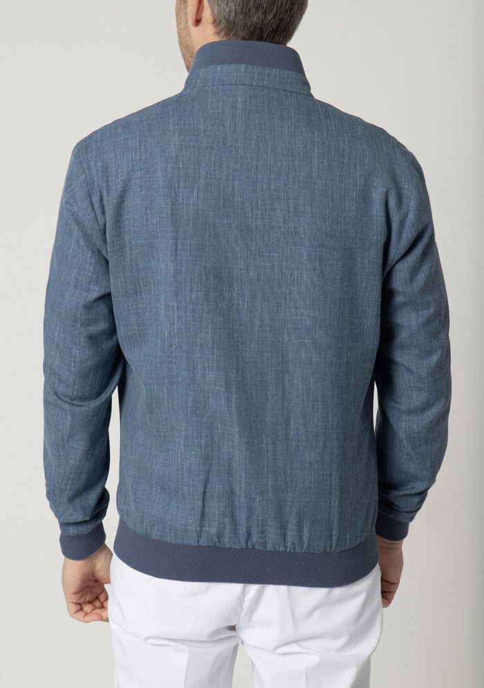 Bomber Wool Silk & Linen