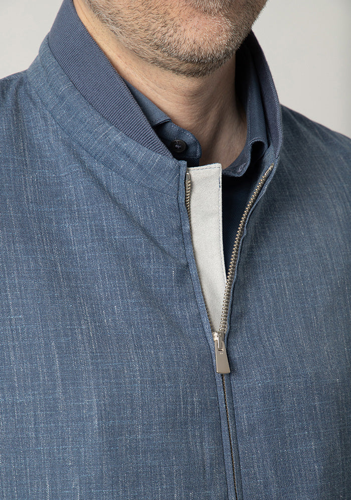 Bomber Wool Silk & Linen