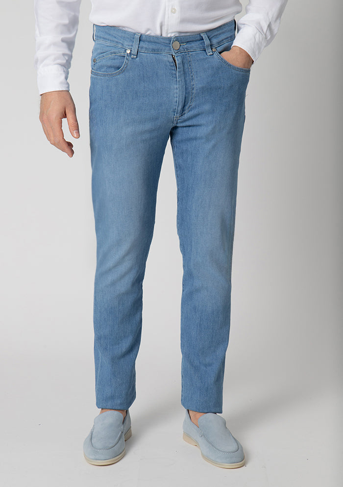 Stretch Cotton Lyocell Denim