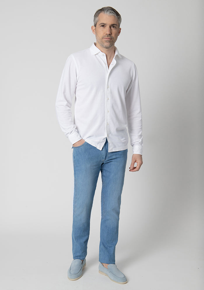 Stretch Cotton Lyocell Denim