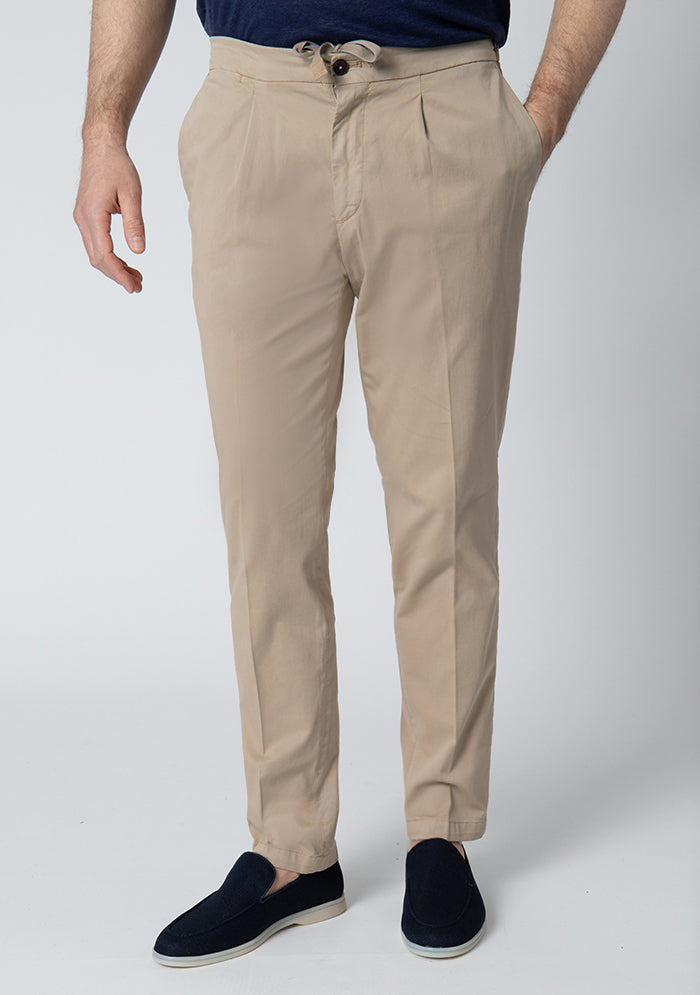 Devore Jogger Cotton Silk Trousers