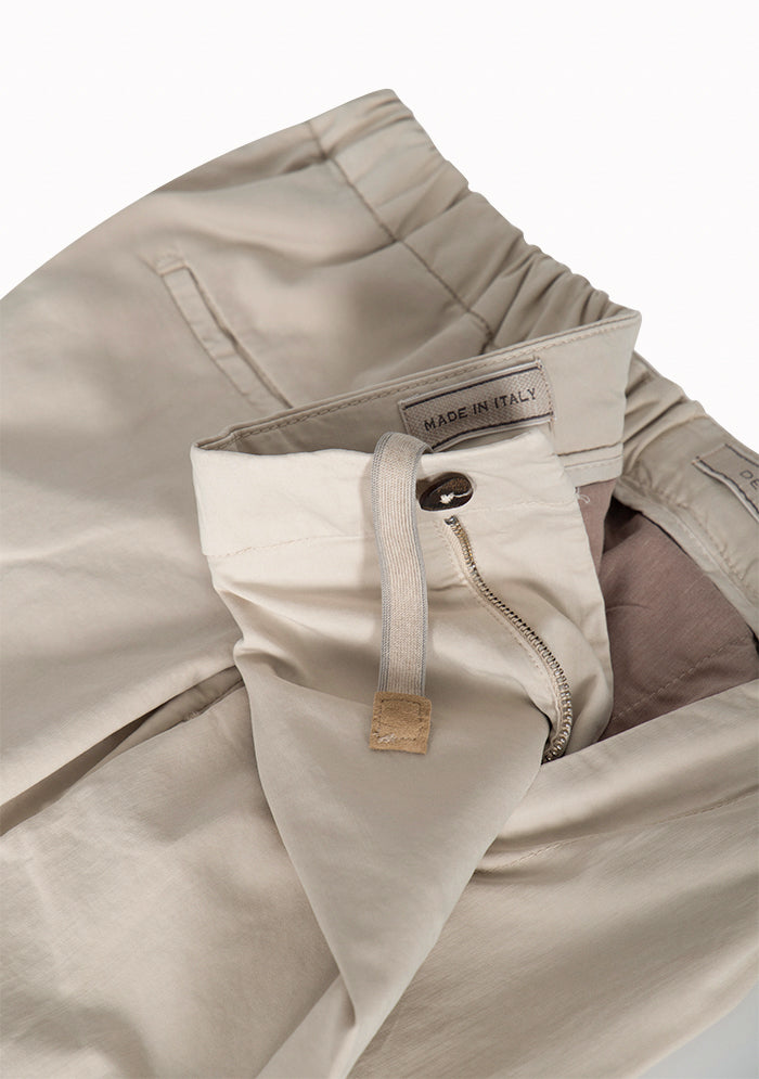 Devore Jogger Cotton Silk Trousers