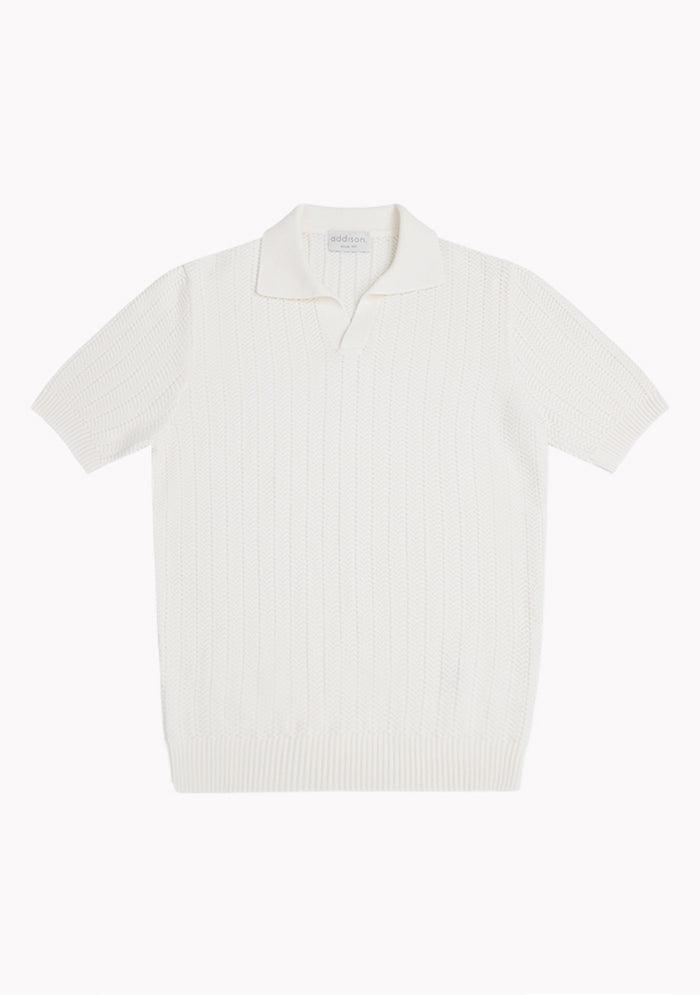 Italian Ice Cotton Skipper Polo