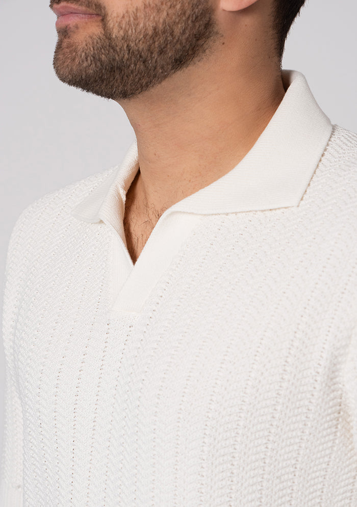 Italian Ice Cotton Skipper Polo