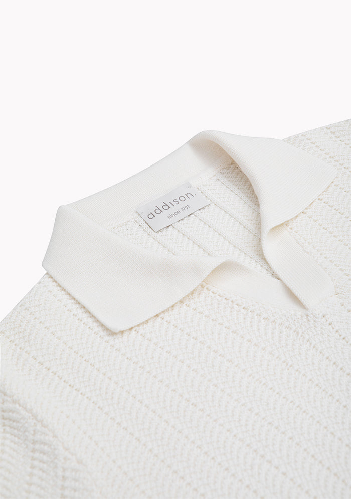 Italian Ice Cotton Skipper Polo