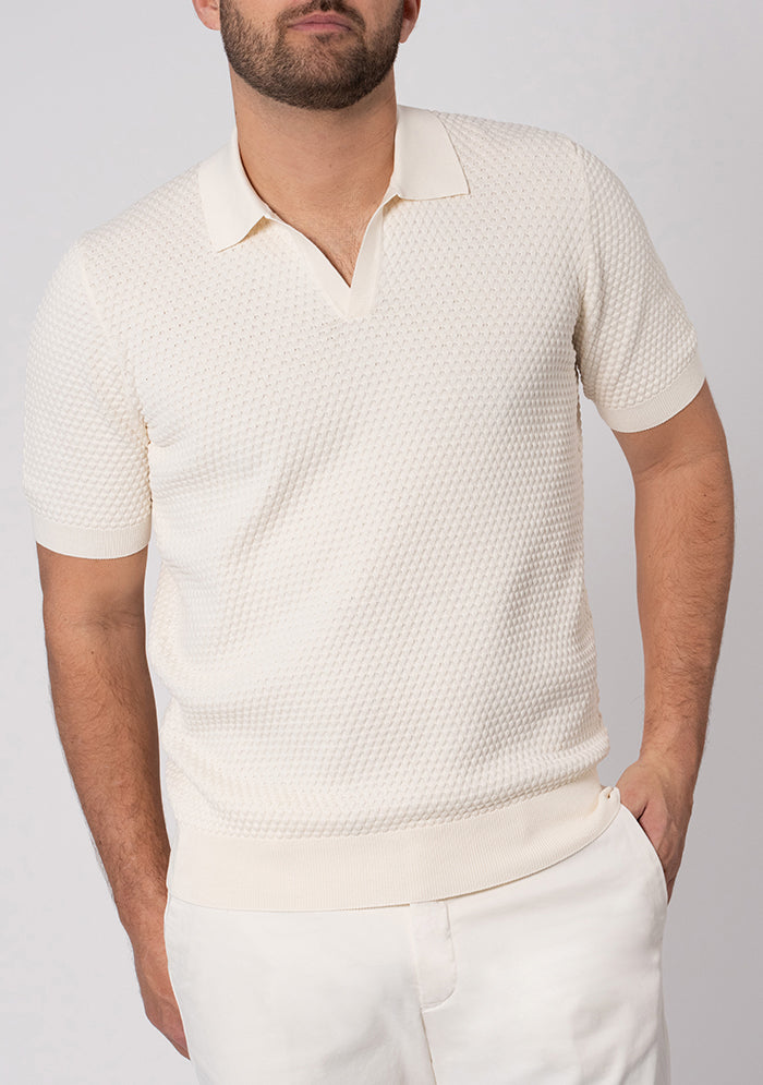 Italian Ice Cotton Skipper Polo