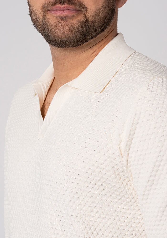 Italian Ice Cotton Skipper Polo