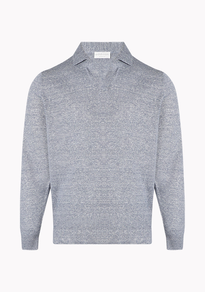 Linen Cotton Skipper Polo