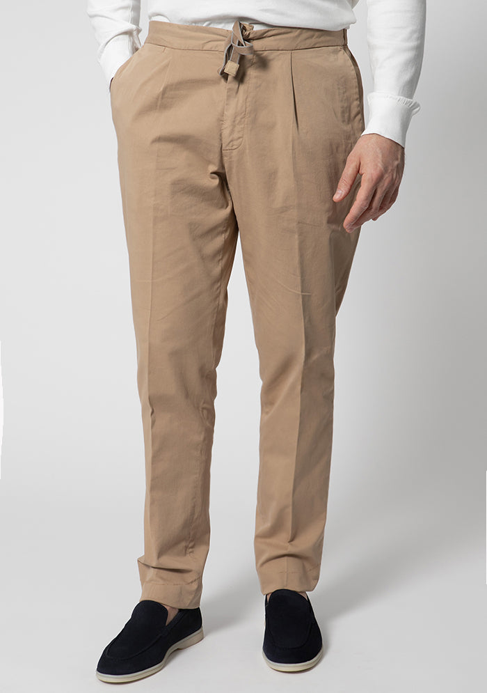Cotton Silk Devore Jogger Trousers