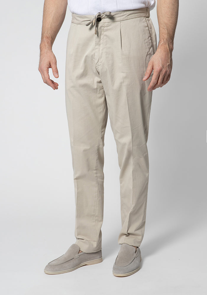 Cotton Silk Devore Jogger Trousers
