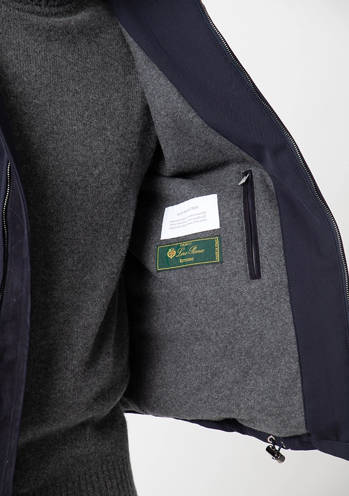 Sannino Nylon Hooded Bomber