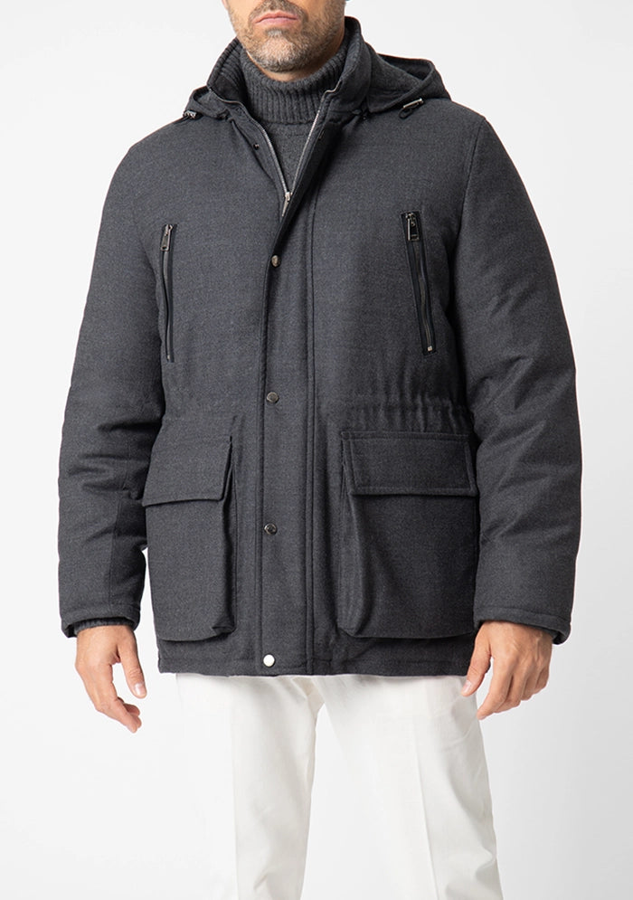 Sannino Wool & Cashmere Parka