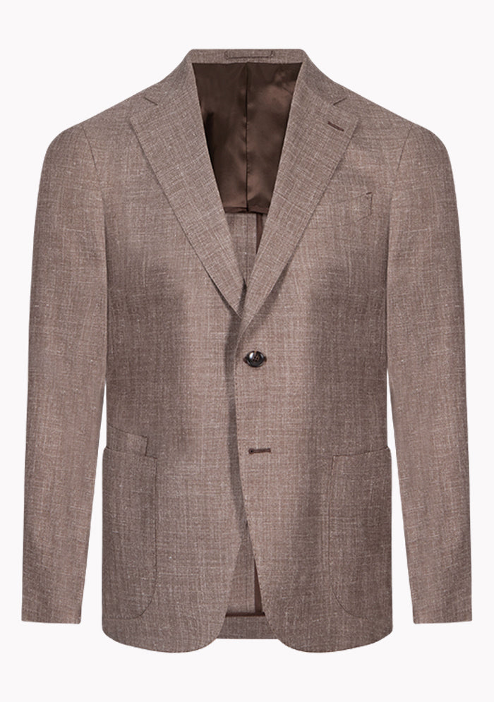 Italian Wool Silk Linen Blazer