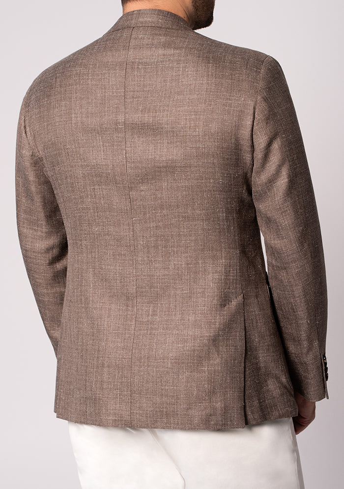 Italian Wool Silk Linen Blazer