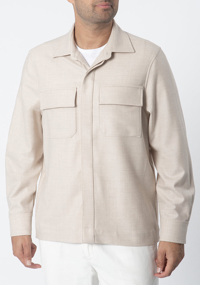 Aosta Wool Overshirt