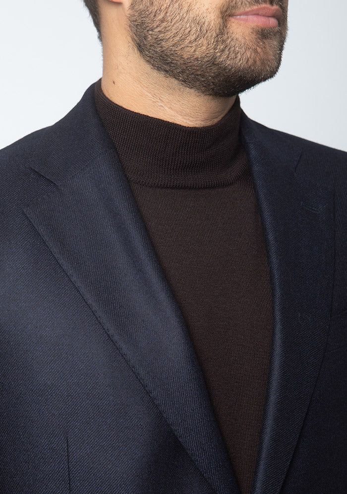 Men's Montreux Wool & Cashmere Blazer in navy, Italian tailoring, Addison Geneva #color_blu