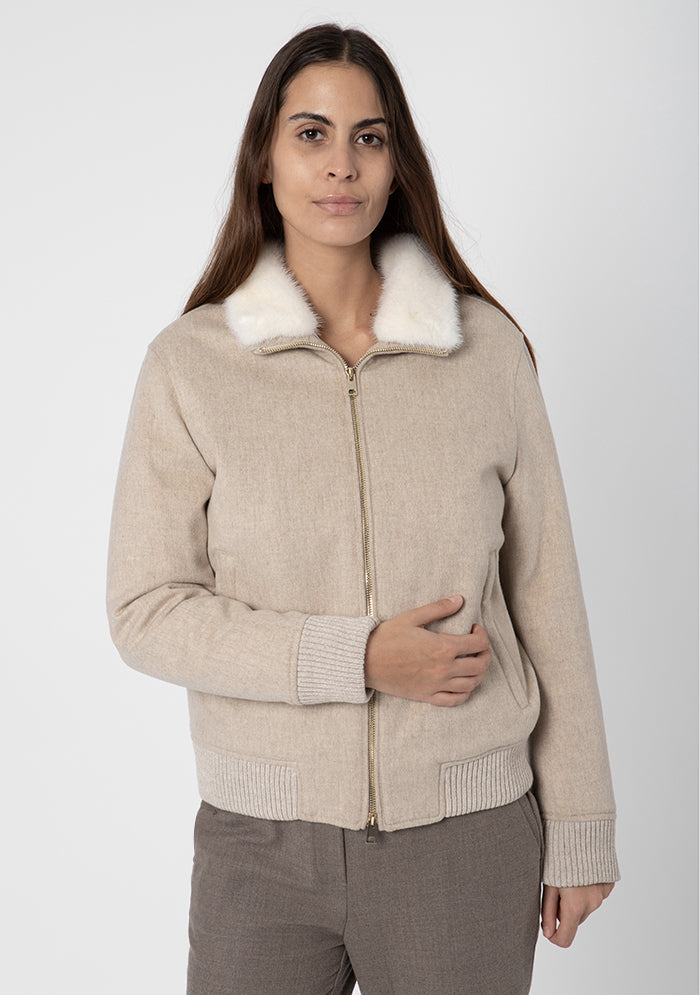 Tea Women’s Cashmere Bomber