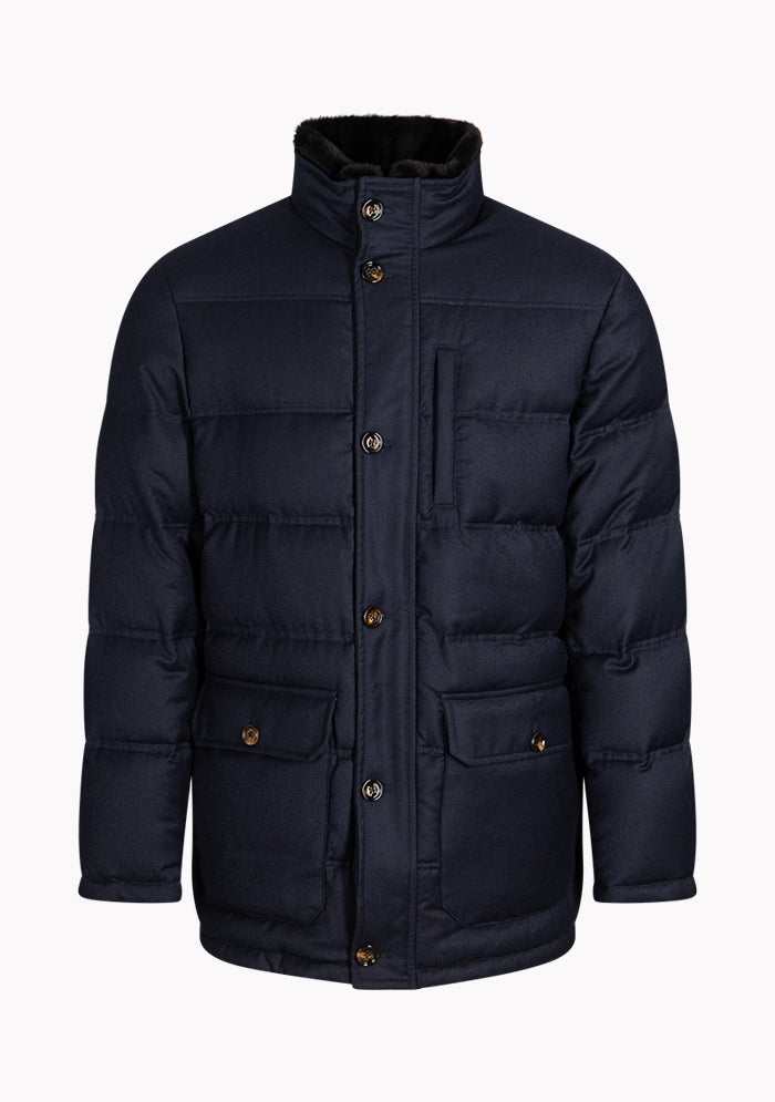 Sannino Down Parka Wool & Goose Down Parka
