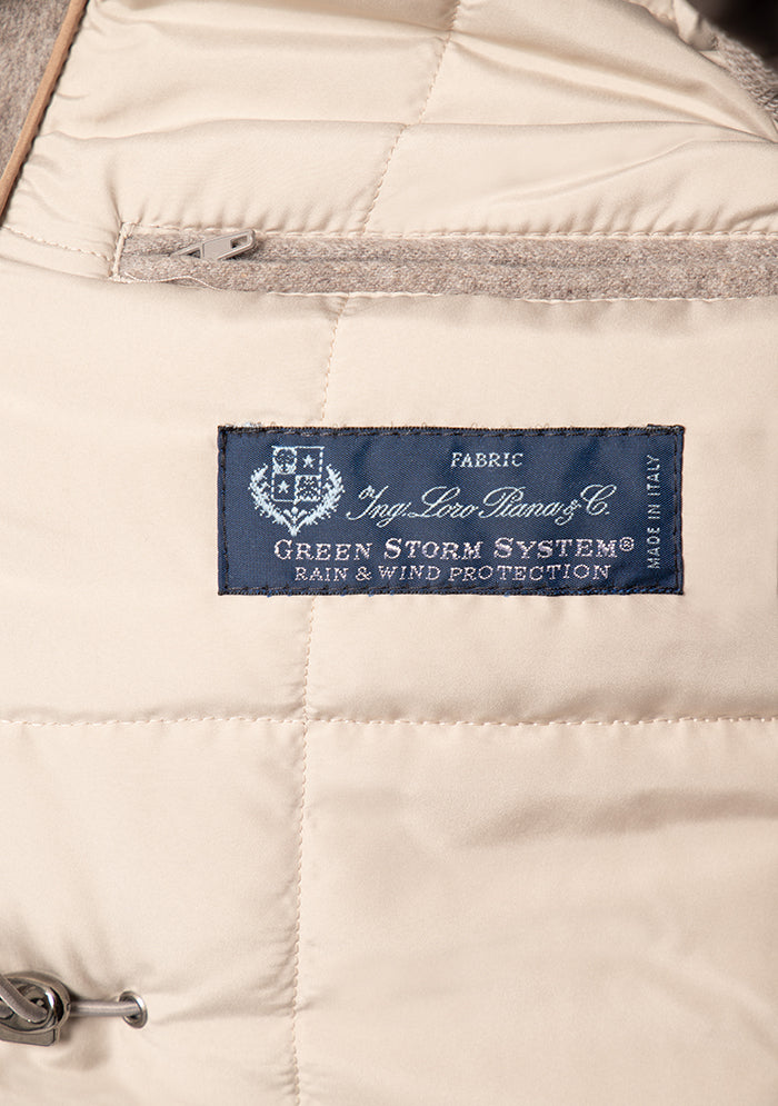 Luxury Caligola Cashmere & Beaver Fur Parka