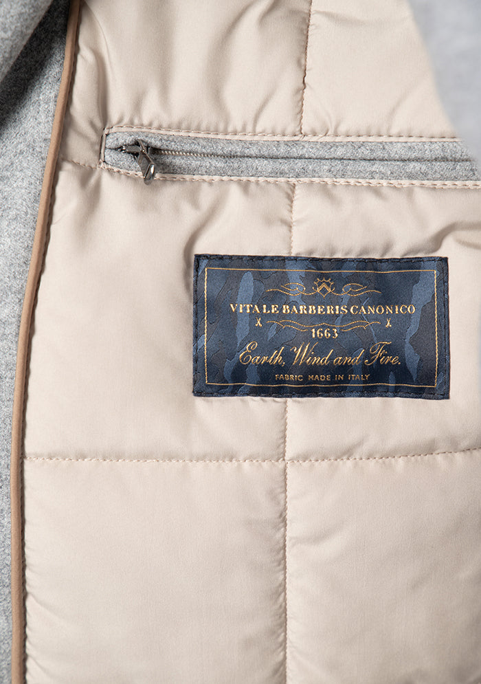 Aviatore Bomber Wool & Rex Fur Collar