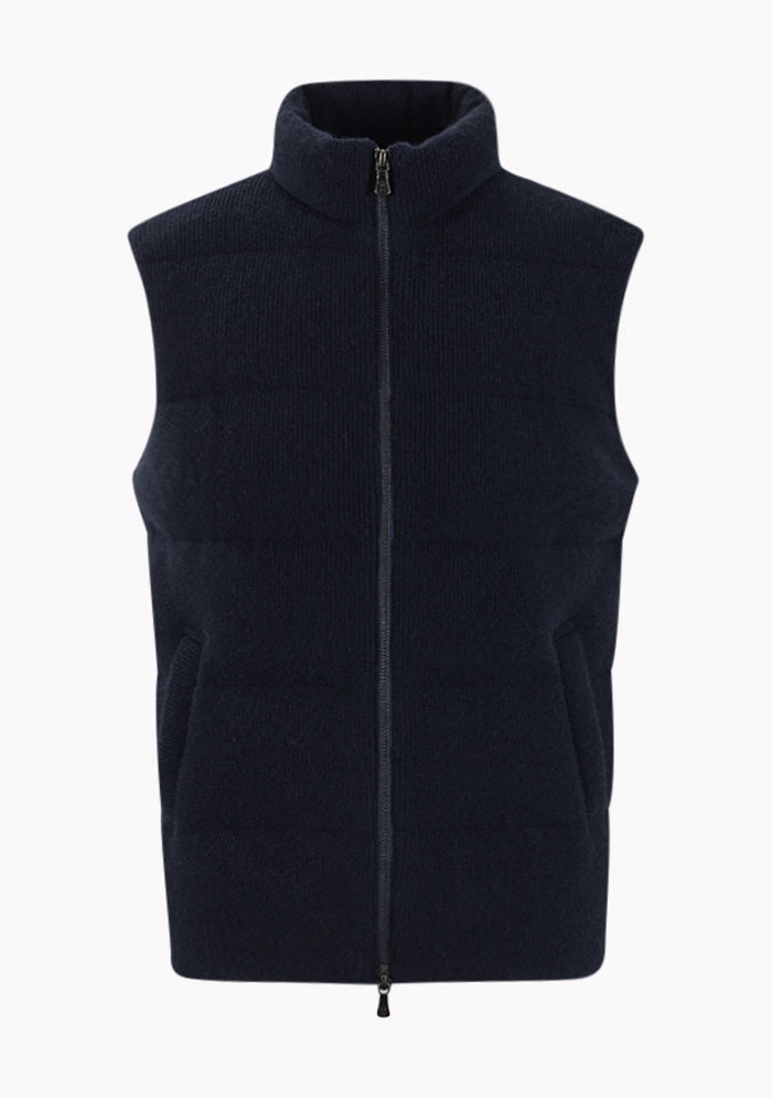 Wool & Cashmere Down Vest