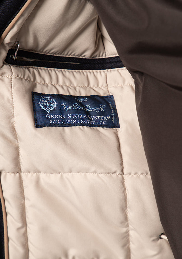 Verona Wool & Cashmere Parka with Rex Fur