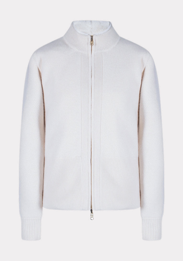 Cortina Women's Reversible Cashmere & Rex Fur Cardigan