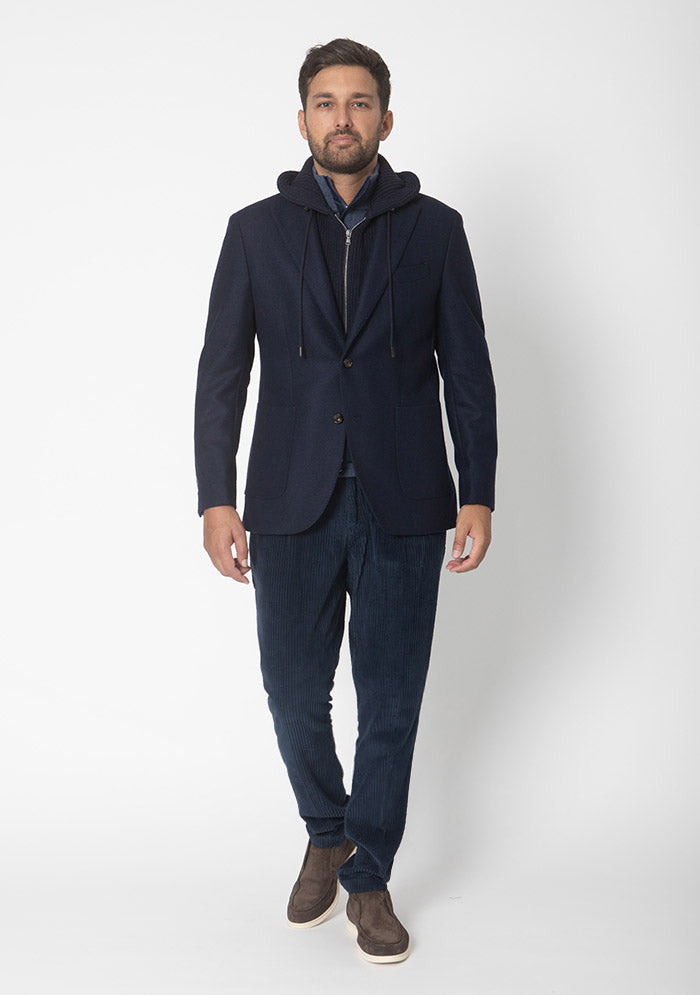 Sestriere Wool Hooded Blazer