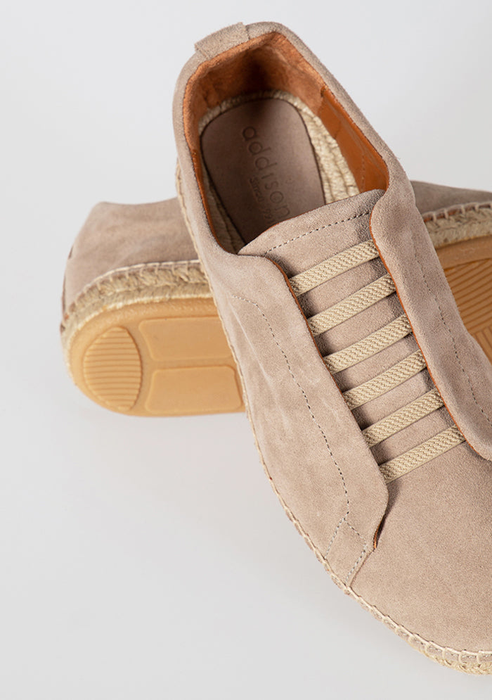 Essential Suede Slip-on Espadrilles