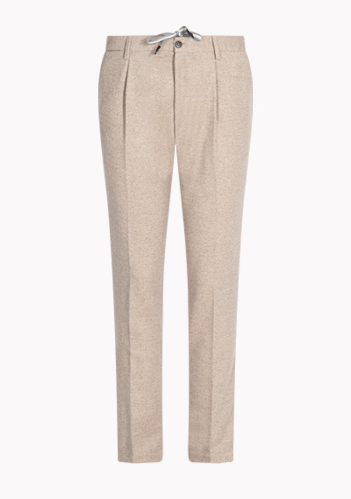 St. Moritz Devore Silk & Cashmere Drawstring Trousers