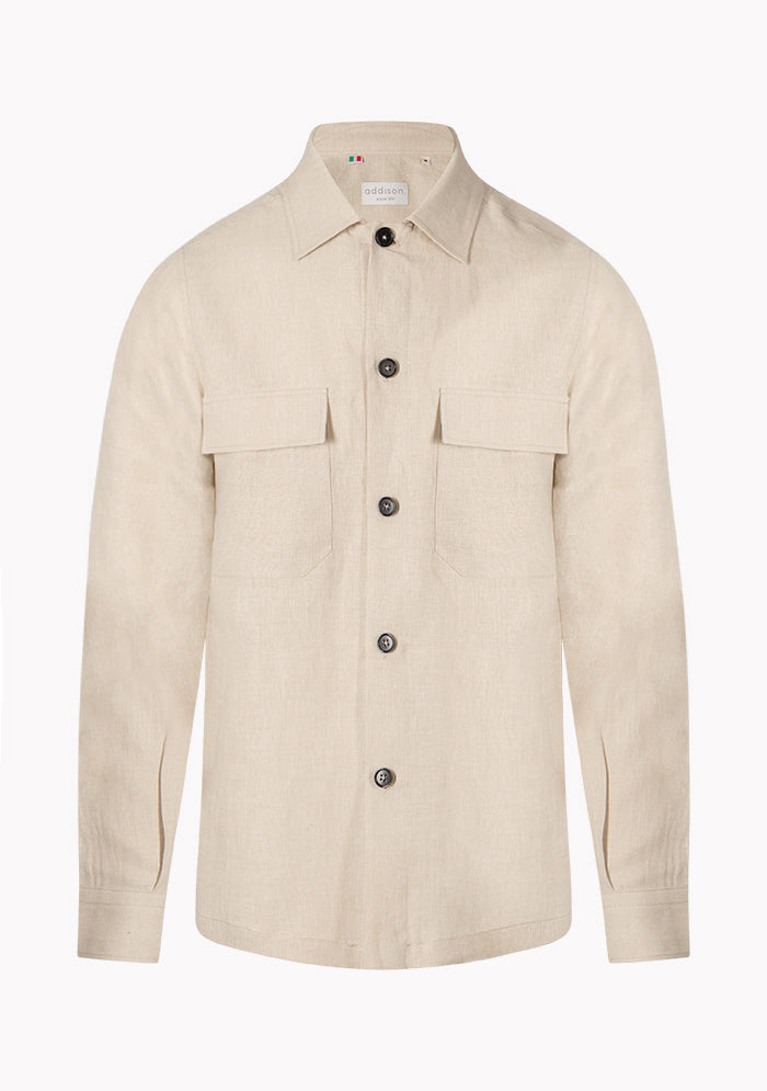 Amalfi Linen Overshirt